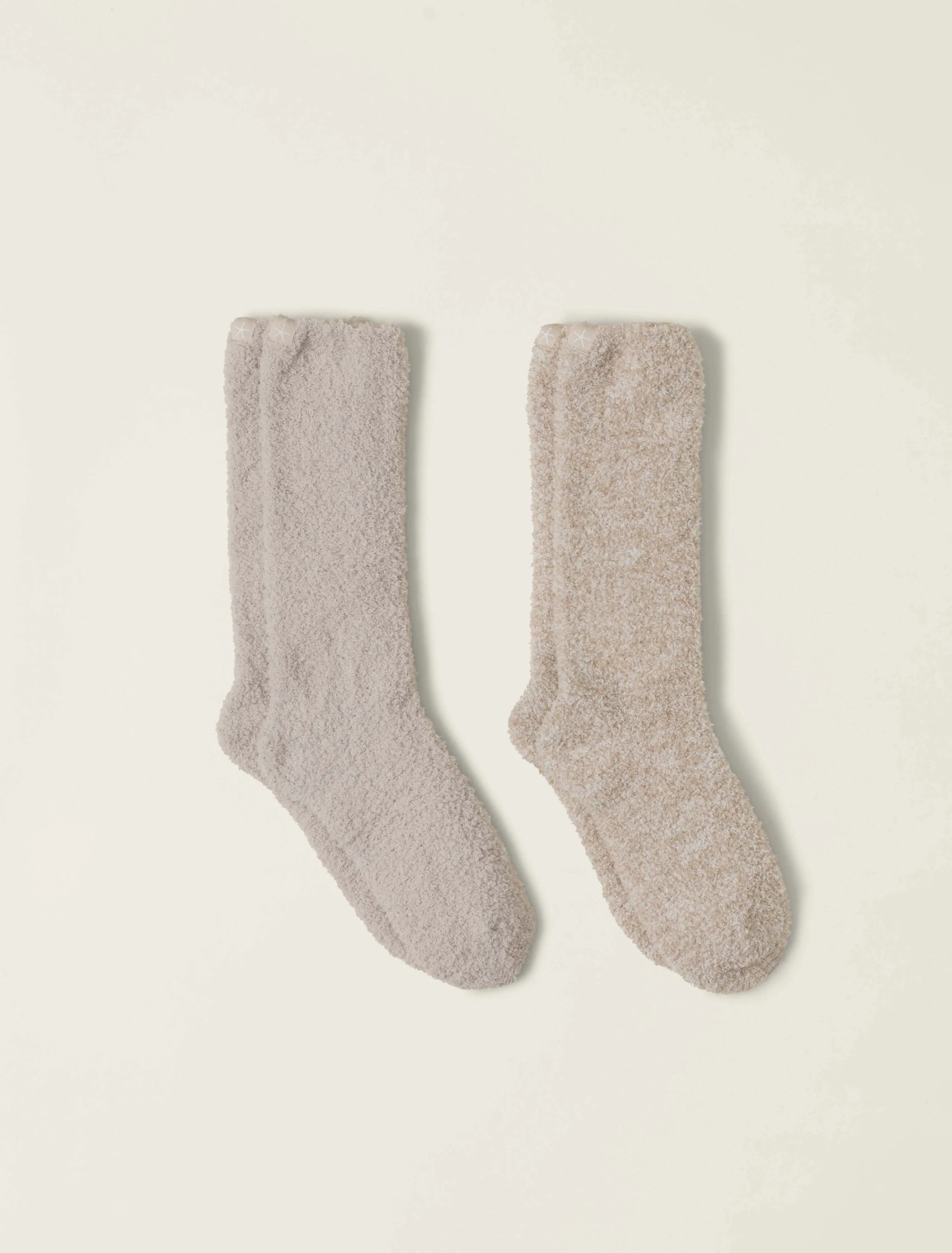 CozyChic® 2 Pair Sock Set - Stone Multi