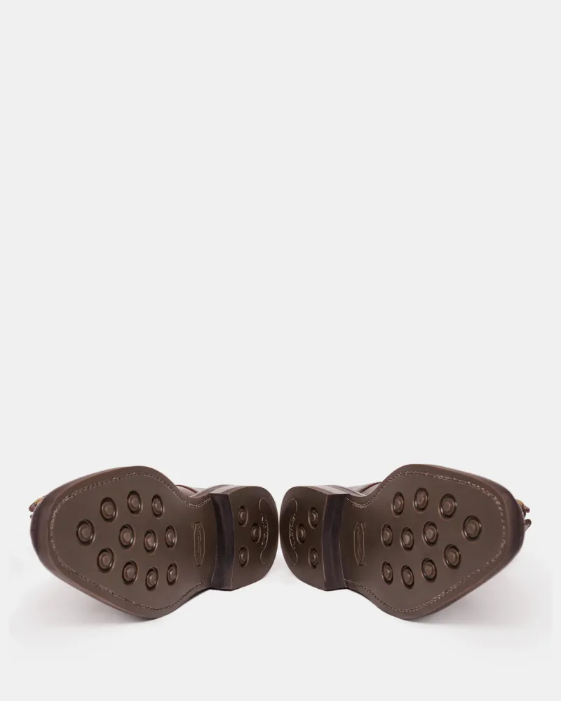 Museum Brown Split Toe Boot